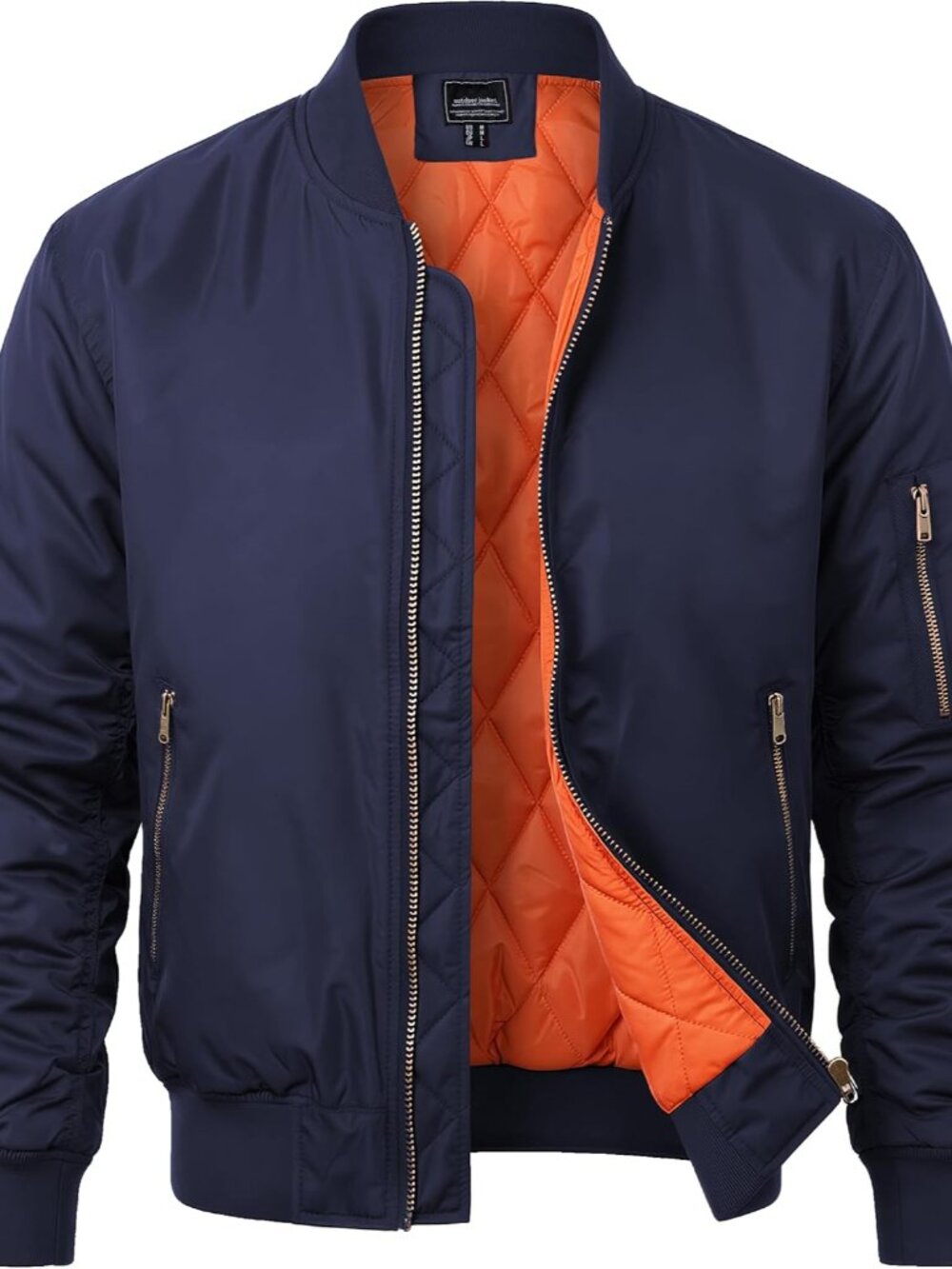 Men's Bomber Jacket Fall Winter Military Jacket and Coats Outwear